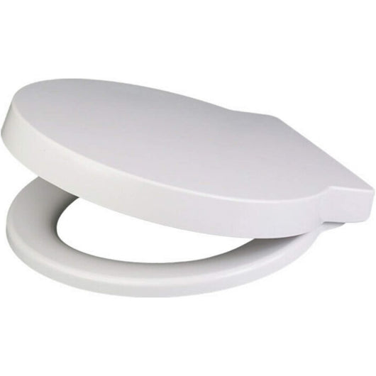 Euroshowers 87360 - sedile wc rotondo, con chiusura morbida, 400