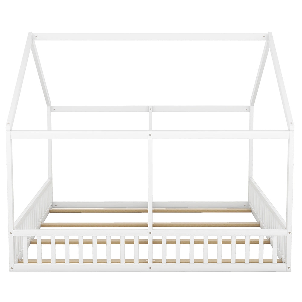 Letto a castello per bambini - Xylo - 90x200 cm - Bianco - Trasformabile in due letti singoli