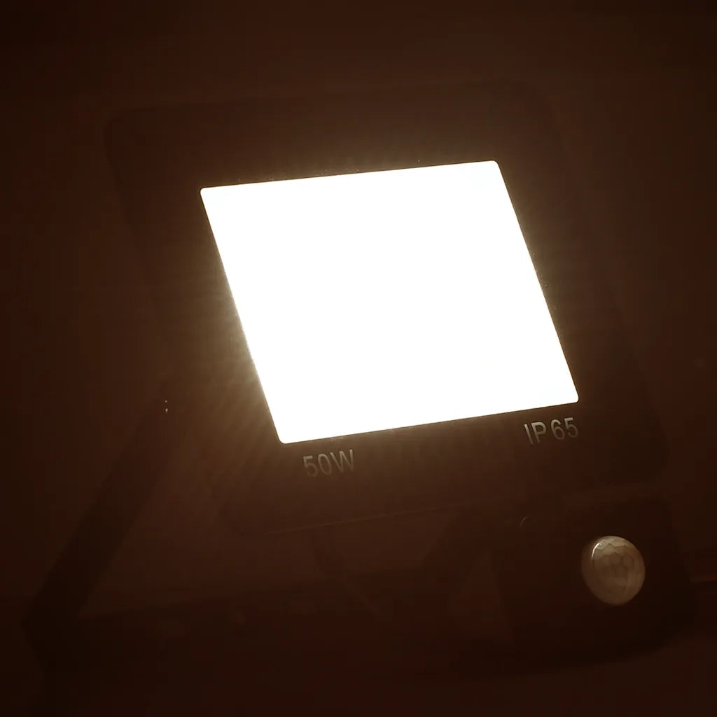 Faretto a LED con Sensore 50 W Bianco Caldo CFW8798782