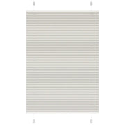 Tenda Plissettata Grigio Chiaro 85x100 cm Larghezza Tessuto