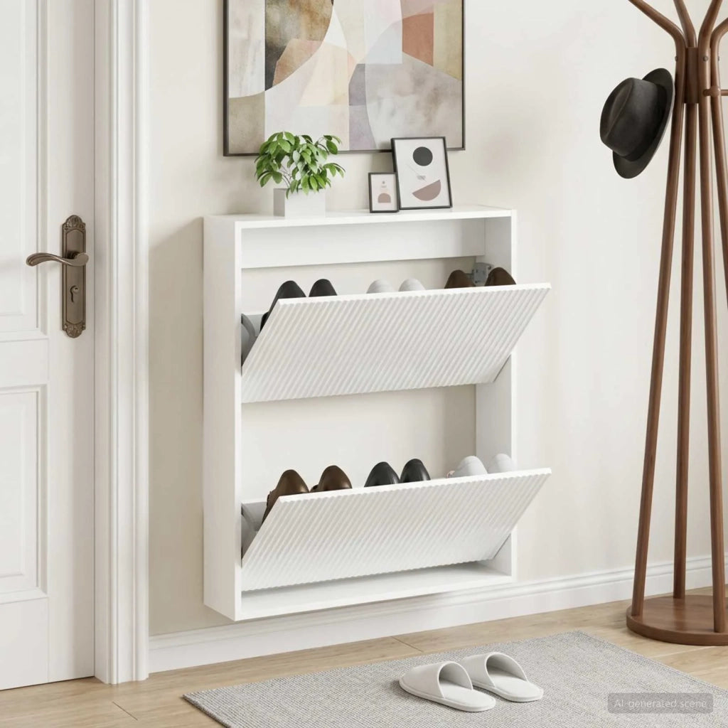 Mobiletto per Scarpe da Muro ARNHEM 71 x 17 x 86 cm 896639