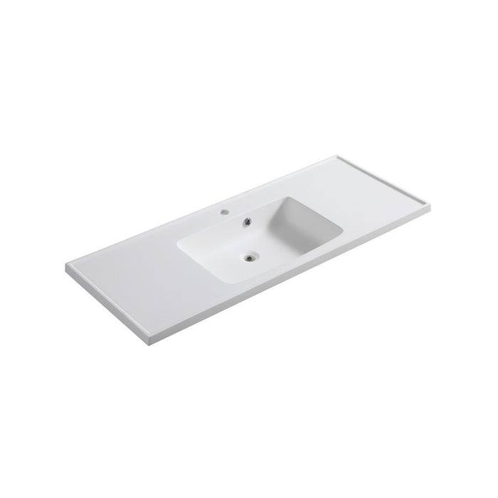 Consolle in da 80 x 45 cm resina con vasca centrale serie lc24