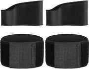 Coprisuola Antiscivolo per Stivali - Coprimozzo - Cinture di Fissaggio - Calzature da Calcio - Silicone - Nero - Protezione per Stivali