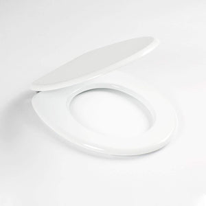 Copri wc sedile ricambio modello universale legno mdf bianco