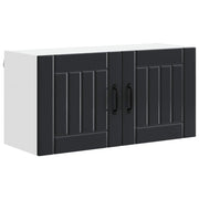 Mobile da cucina moderno e funzionale in legno composito nero dimensioni 80 x 31 x 40 cm codice 02_0053954.