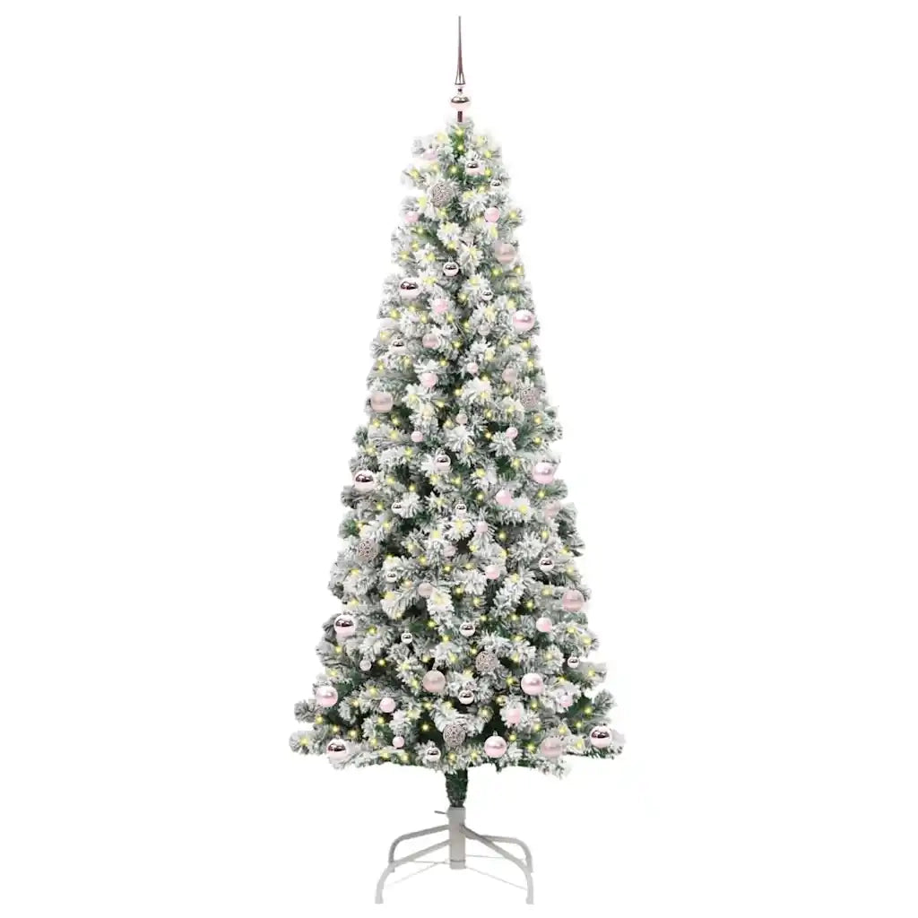 Albero di Natale | Decorazioni natalizie Artificiale con Rami Pieghevoli 240 cm