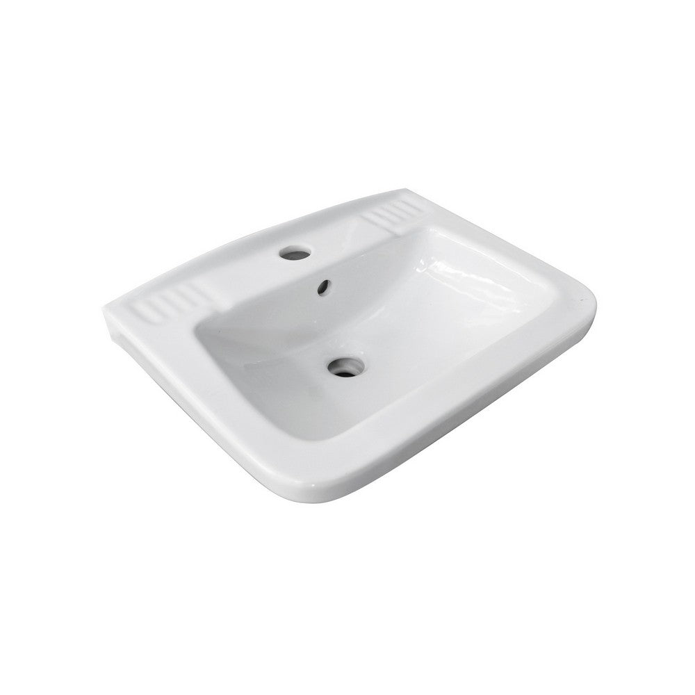 Lavabo a parete quadrato cm 40 x 50