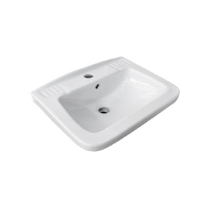 Lavabo a parete quadrato cm 40 x 50