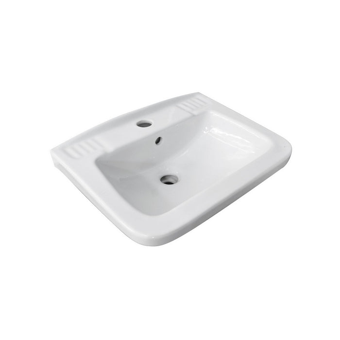 Lavabo a parete quadrato cm 40 x 50
