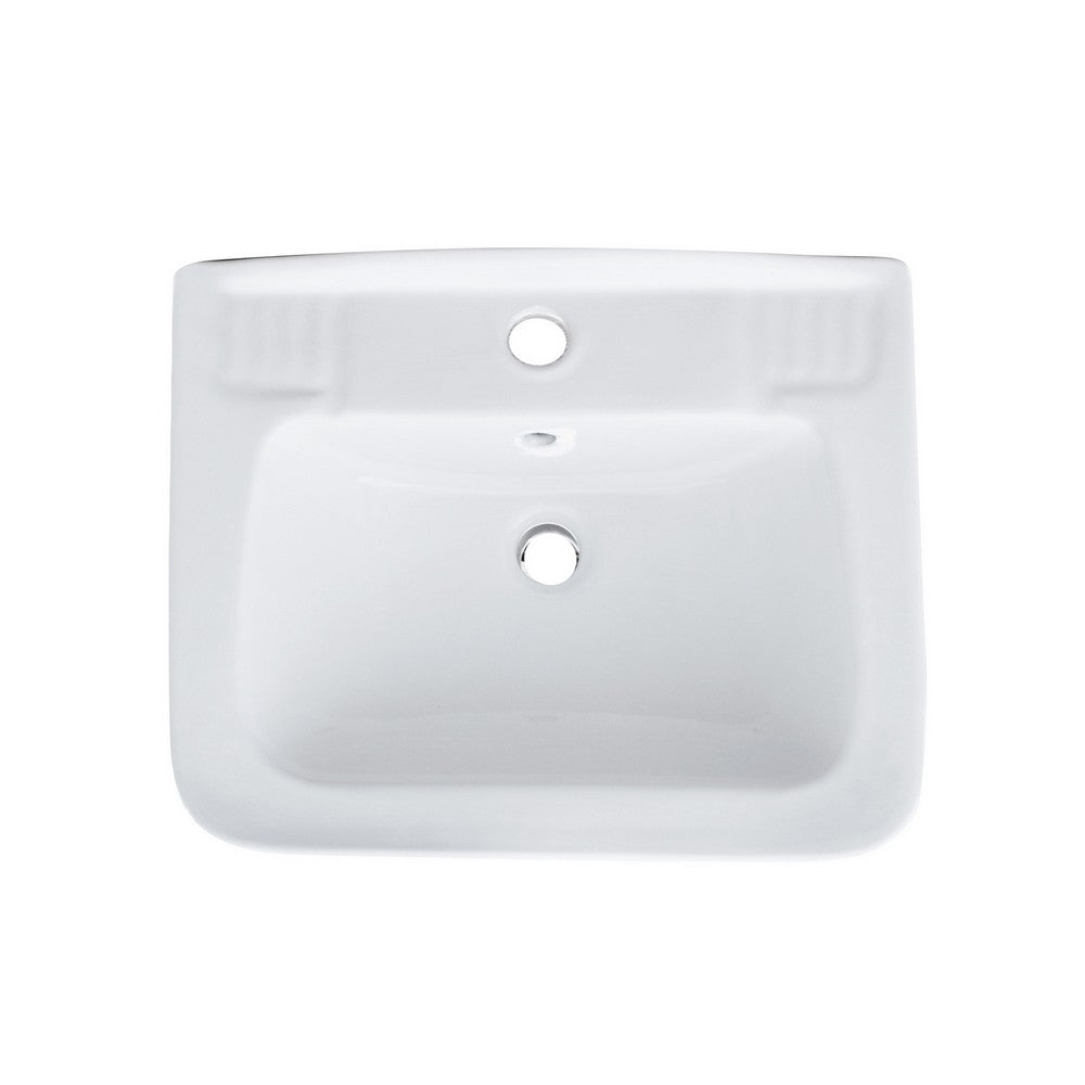 Lavabo a parete quadrato cm 40 x 50