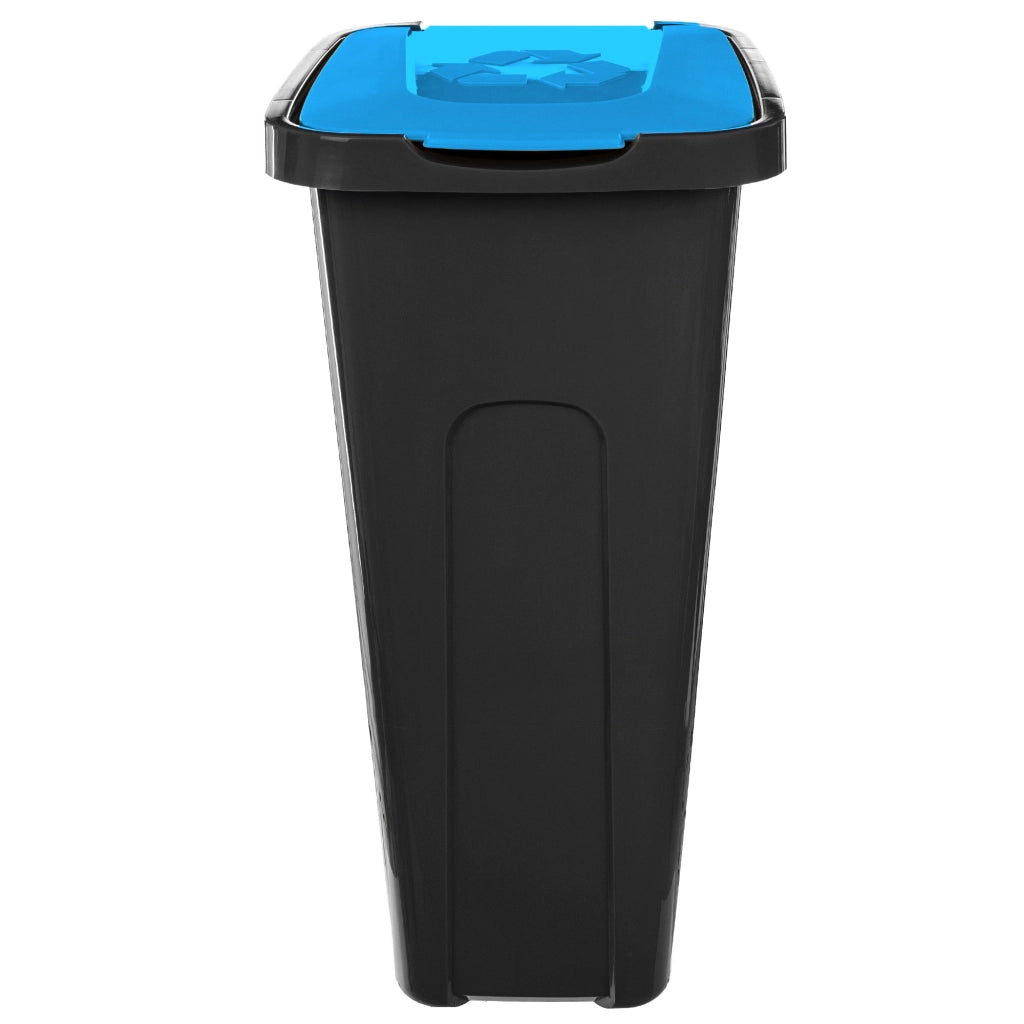Cestino per rifiuti KADAX da 30 litri, contenitore per la raccolta differenziata con coperchio.