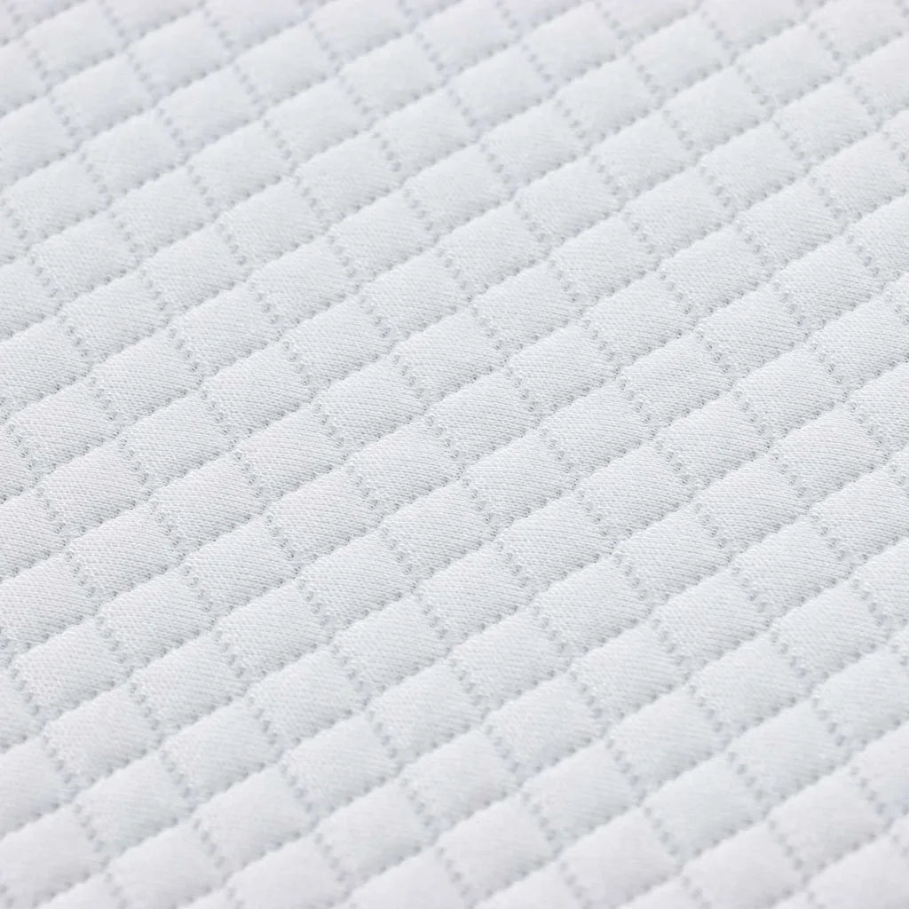 Topper per materasso Bianco 100 x 200 cm Tessuto Jacquard CFW2045367