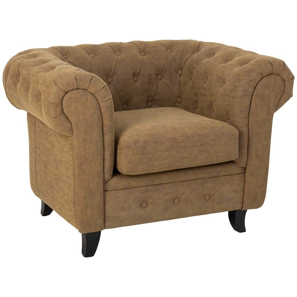 Poltrona beige 110x81x77h cm