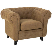Poltrona beige 110x81x77h cm