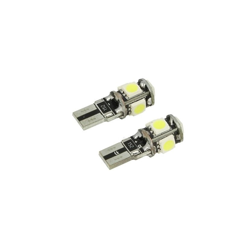 24V Lampada LED Canbus T10 W5W Blu Luci Posizione Targa per Camion Bus Barca 5 SMD 5050