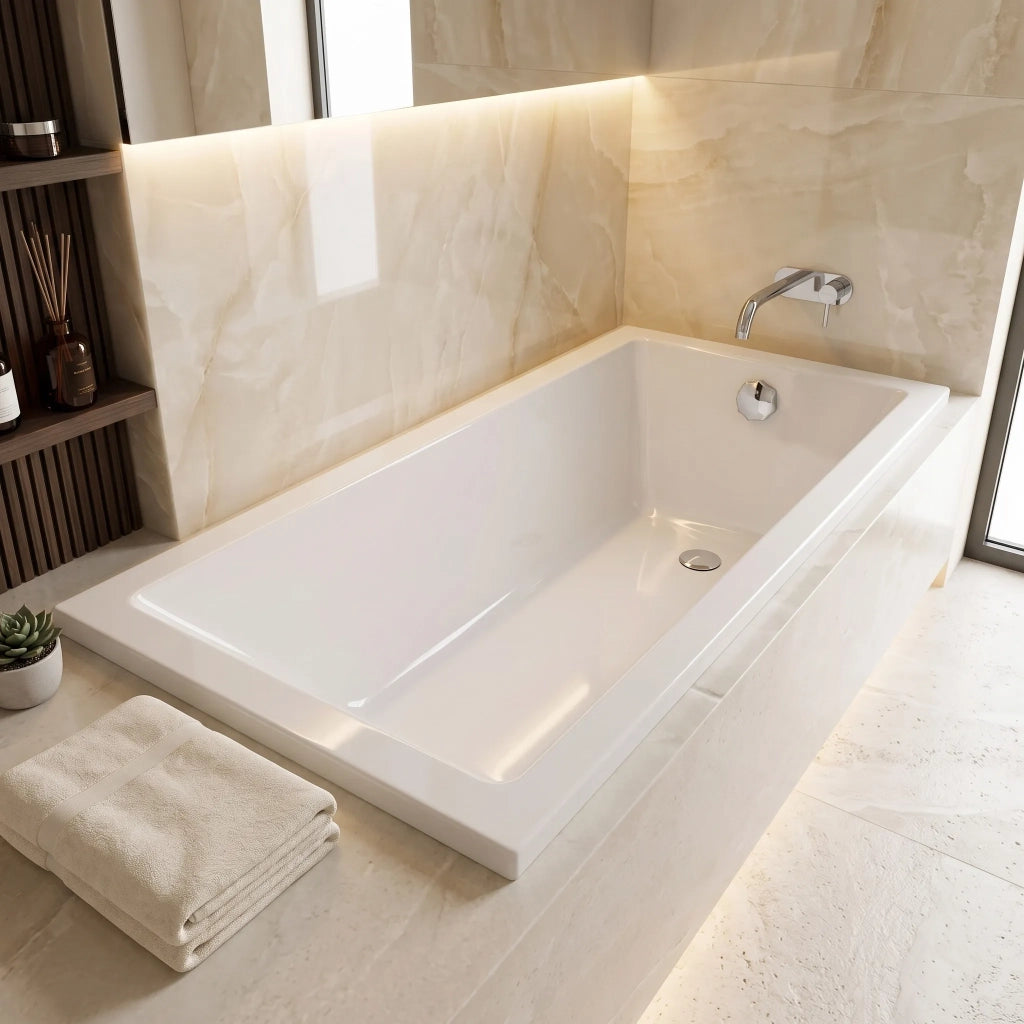Vasca Da Bagno Acrilica Da Incasso Rea Catania 170