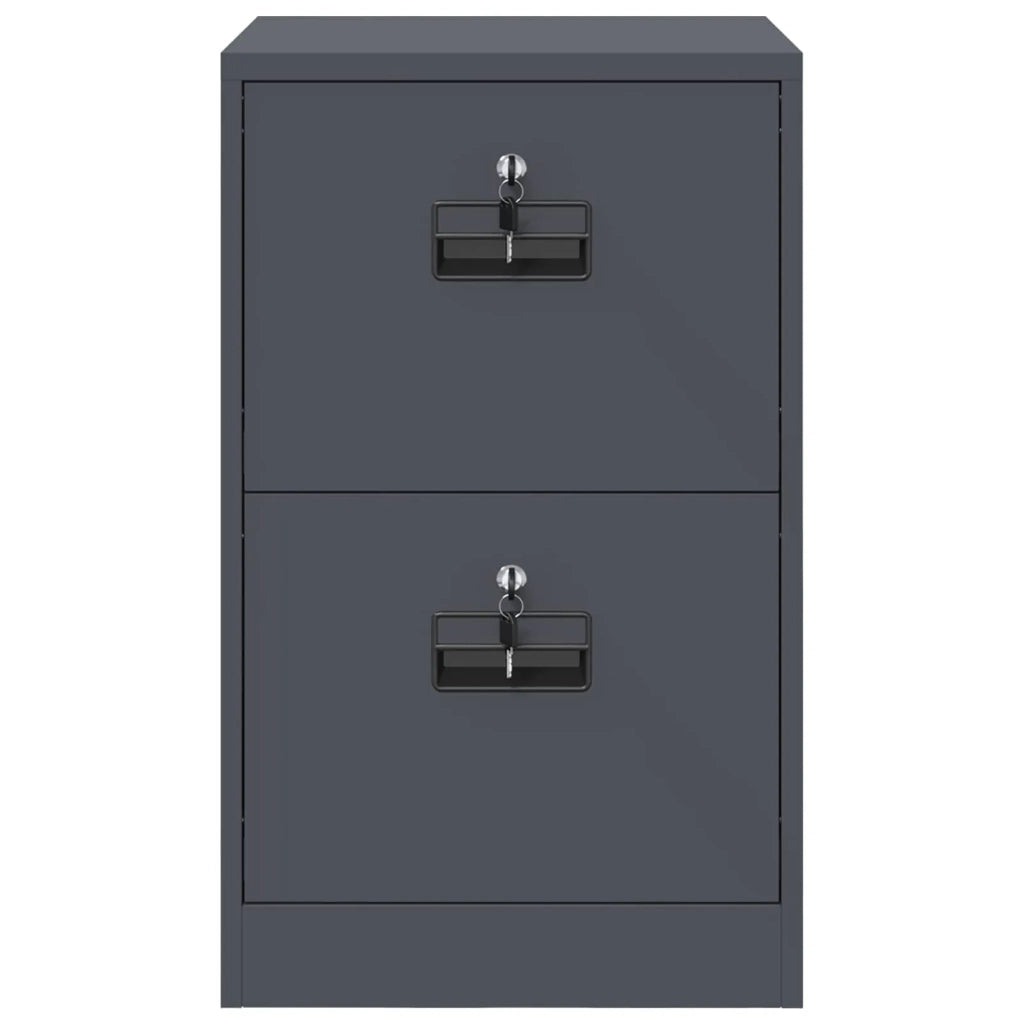 Armadio per File con cassetto Antracite 45,5 x 42 x 74,5 cm CFW7435778