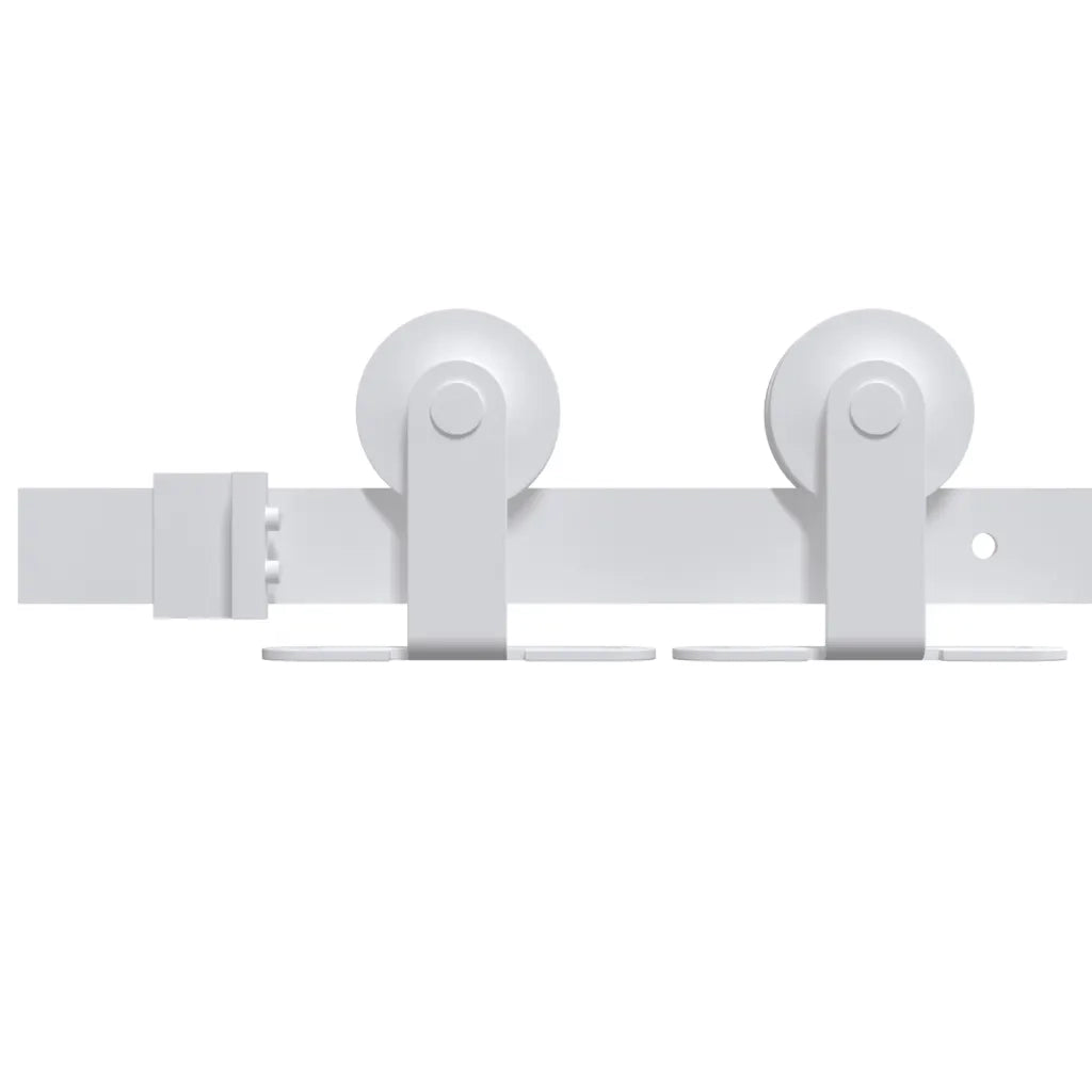 Kit Accessori per Porta Scorrevole 200 cm in Acciaio Bianco CFW7825871
