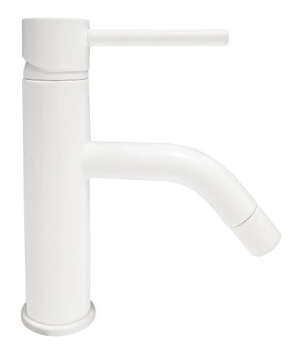 Miscelatore lavabo monocomando serie Cilindra Argo Rubinetterie Colore: Bianco Opaco