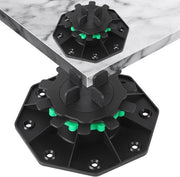 Lavelli per pavimenti esterni regolabili - Altezza regolabile 42-60 mm - Materiale PP resistente - Adatto per esterni - 20 pezzi