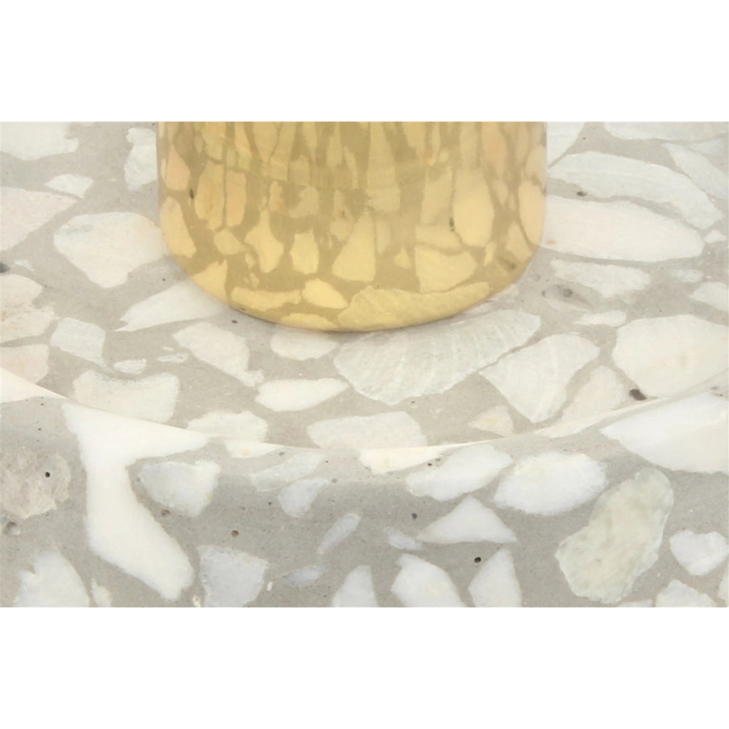 Lampada da tavolo Curacao in terrazzo e vetro