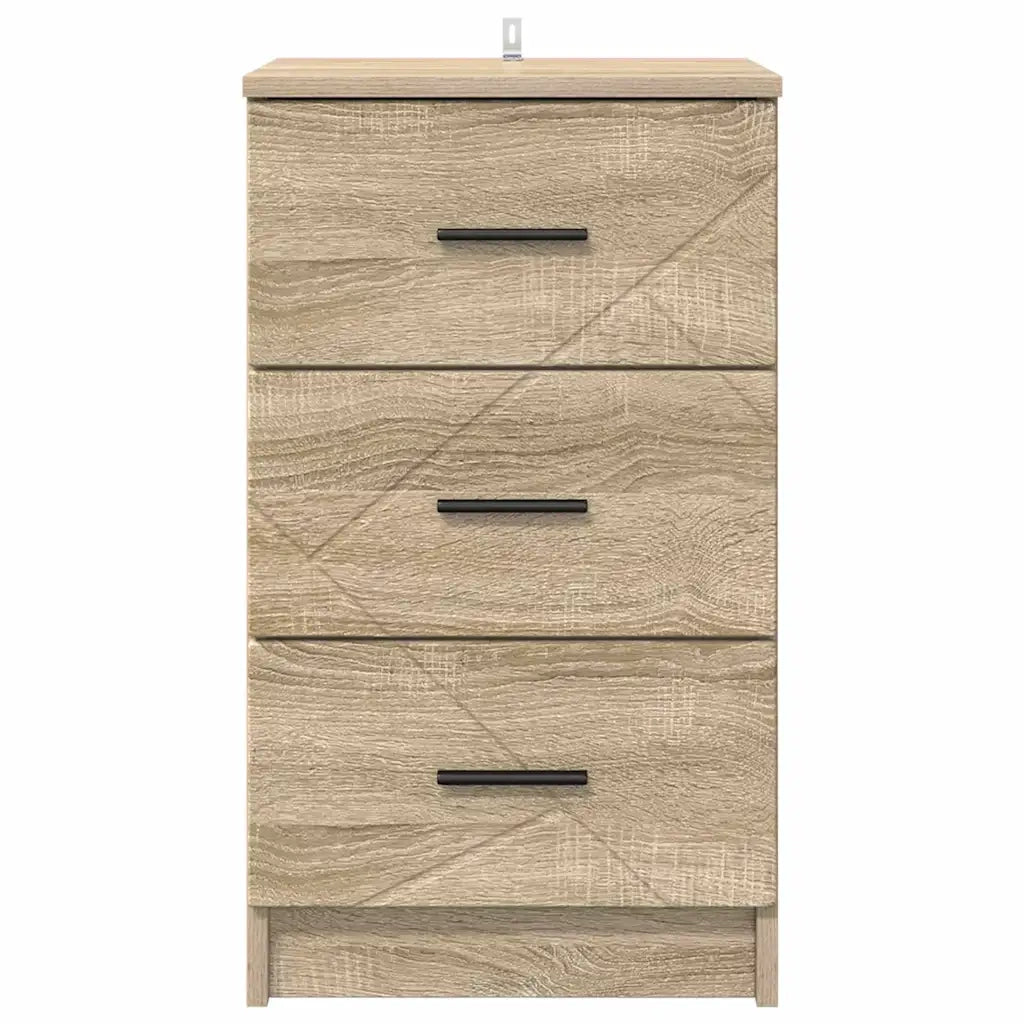 Comodino | Armadio da Notte | Mobiletto da notte con cassetto rovere sonoma 38 x 38 x 66 cm