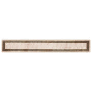 Runner in Moquette | Runner Tappeto MARSA Nero 50 x 350 cm Poliestere e PVC