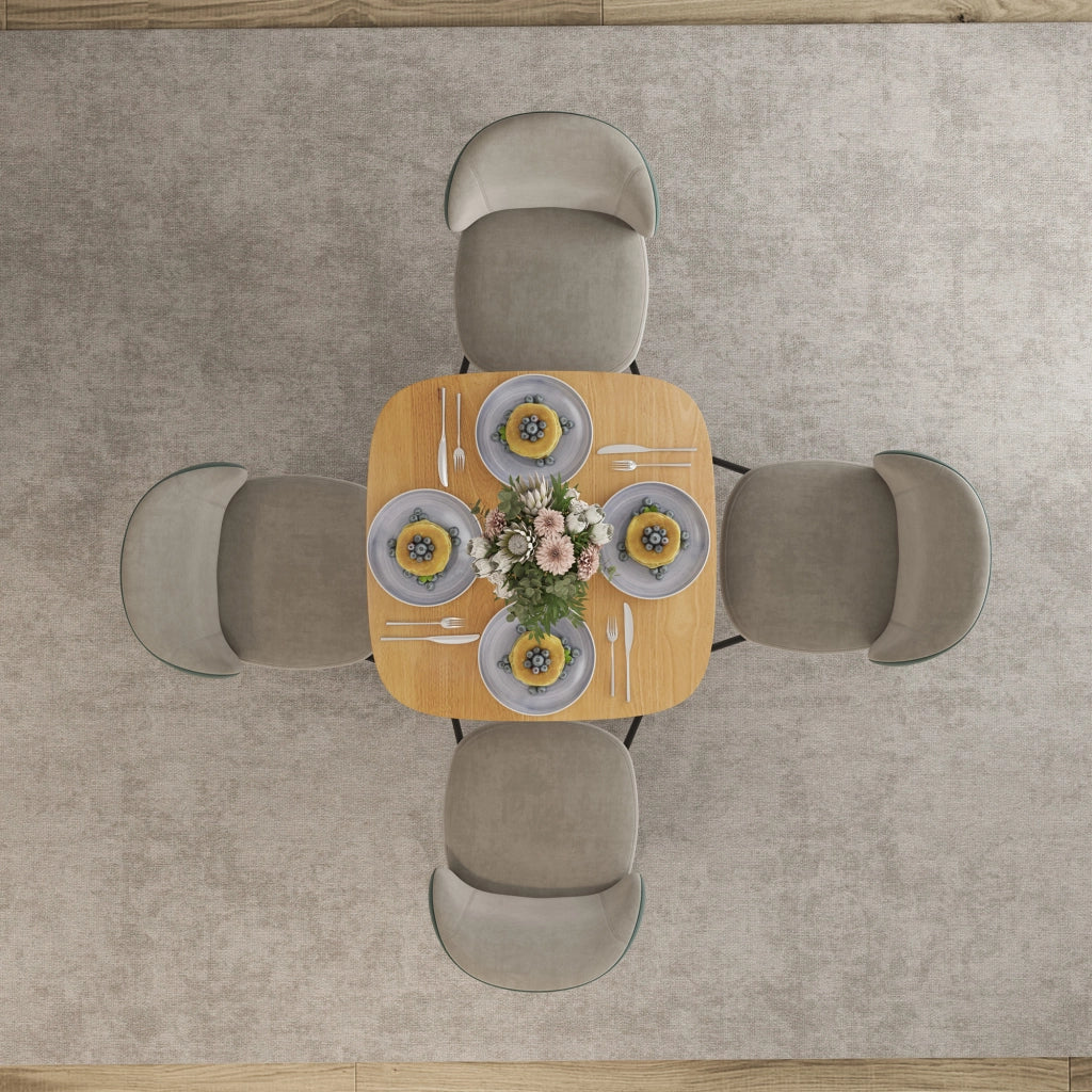 Tavolo da pranzo allungabile ¨C Minimal ¨C Legno effetto rovere 70x70 cm