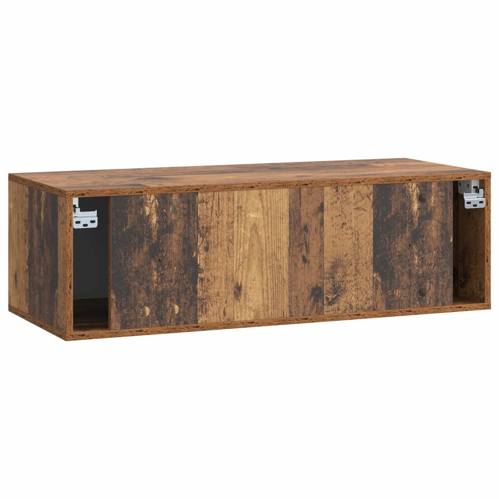 Mobile Porta TV da Muro 98 x 41 x 30 cm Legno antico 899213