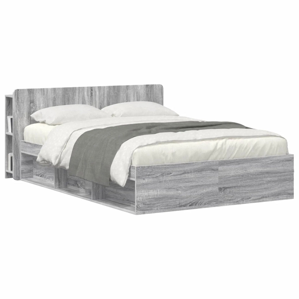 Testata del letto Grigio Sonoma Legno ingegnerizzato