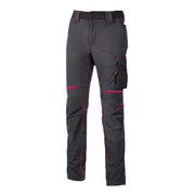 Pantalone da lavoro grey fucsia S