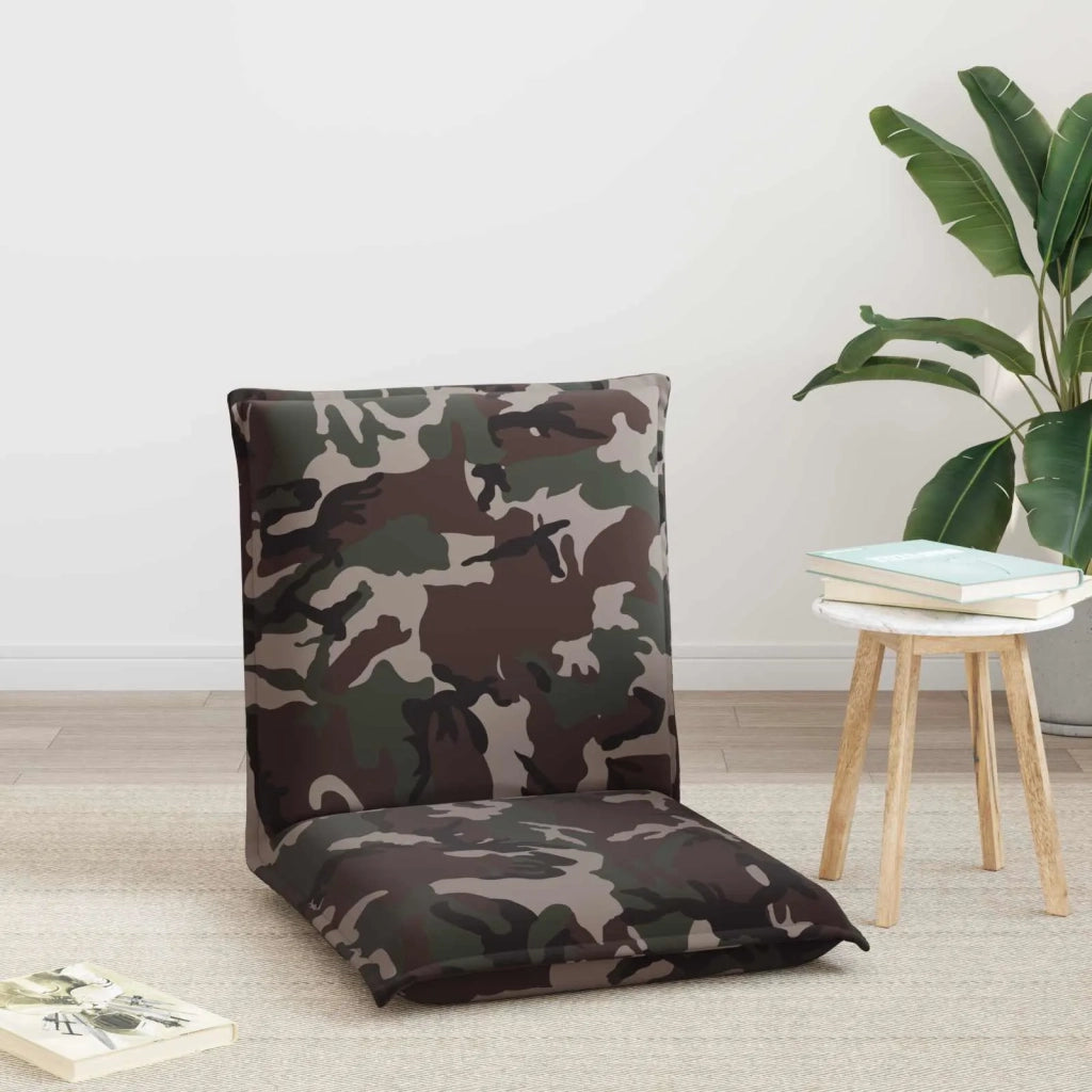 Sedia da Pavimento Verde militare 54 x 64 x 59 cm Tessuto 42028111