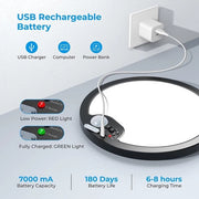 Lampada da soffitto ricaricabile con sensore di movimento - illuminazione interna 7000mAh - bianco caldo neutro freddo - soggiorno cucina bagno balcone sottotetto garage scala 18cm