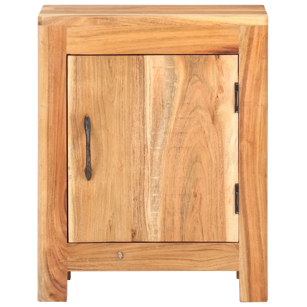 Comodino 40x30x50 cm in Legno Massello di Acacia 320474