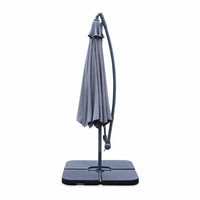 Ombrellone rotondo offset 300cm, grigio