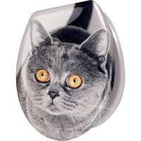 Stel4style - sedile wc con abbassamento automatico, motivo: gatt