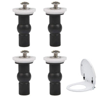 4 pezzi cerniere del sedile cerniere viti, espansione gomma viti