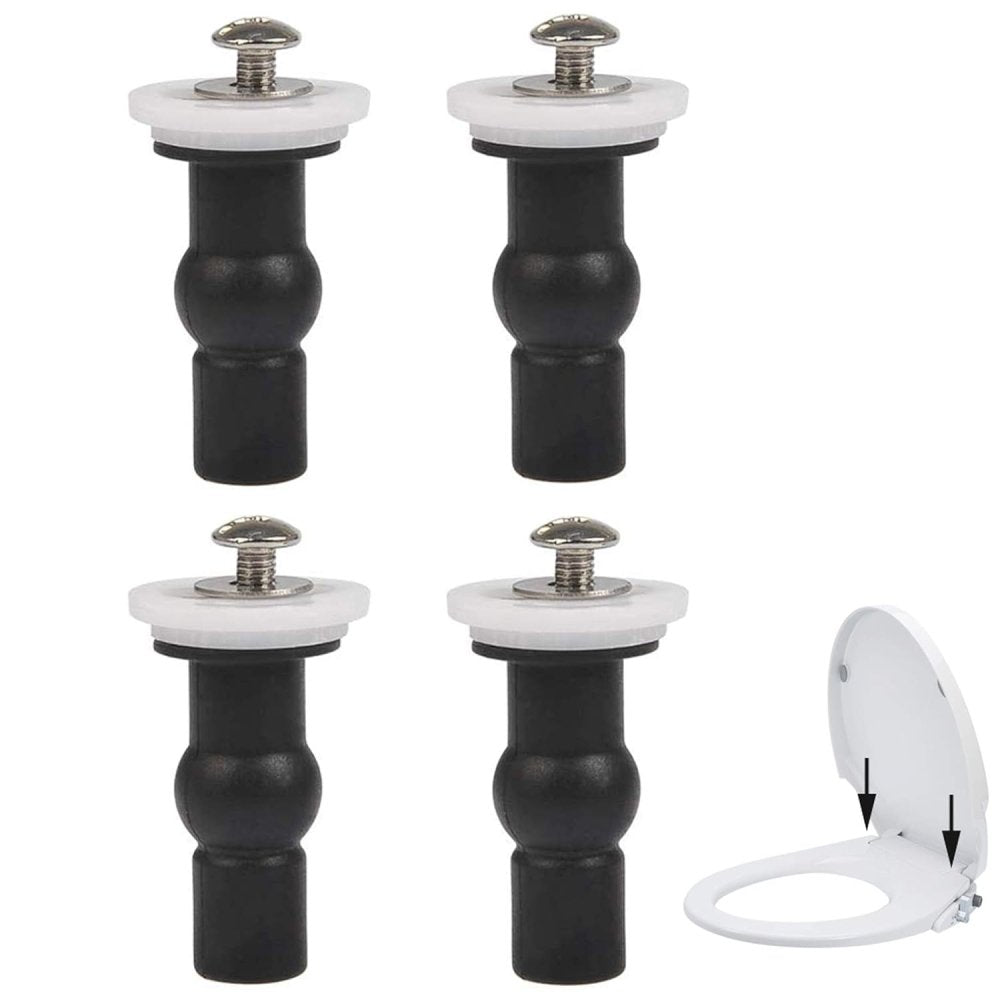 4 pezzi cerniere del sedile cerniere viti, espansione gomma viti
