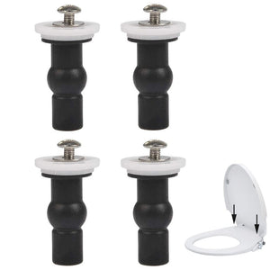 4 pezzi cerniere del sedile cerniere viti, espansione gomma viti