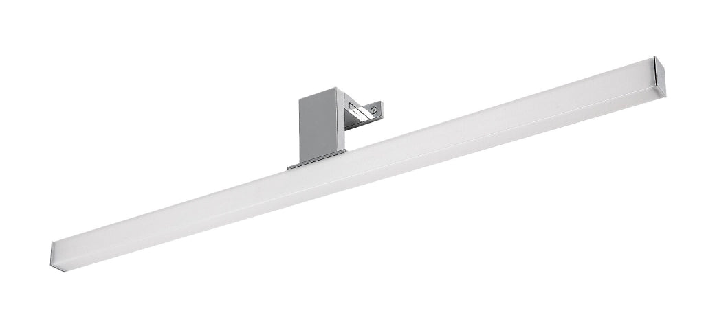 Applique bagno LED integrato Oliro cromo IP44 Rabalux