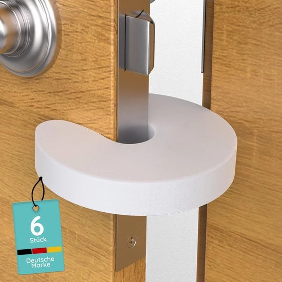 Protezione per maniglie porta [6 pezzi] – blocco sicuro per bambini, protezione porta e protezione per le nocche per bambini e neonati, protezione per maniglie porta in schiuma, blocco porta extra flessibile per bambini