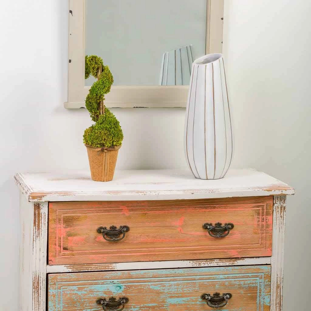 Vaso fiori secchi 12x12,5x37h