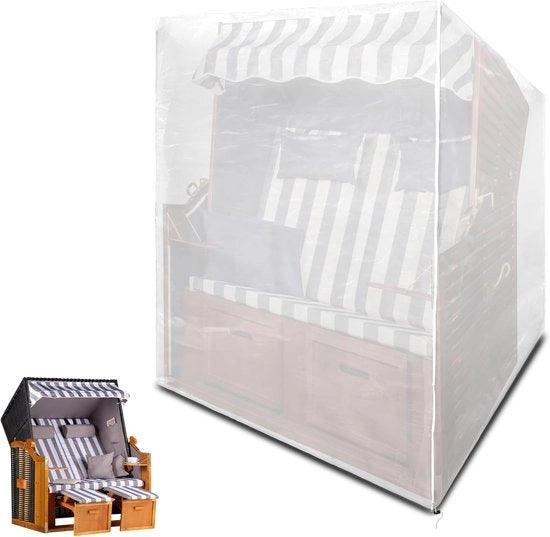 Copertura per ombrellone da spiaggia - Acquaproteggi, Ventioproteggi - 1 pezzo - 125 x 90 x 165/135 cm