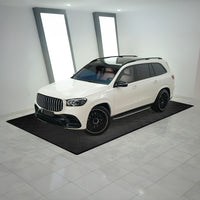 Piastrelle a incastro ventilate nere 3,2m x 6m per garage e officine, antiscivolo.