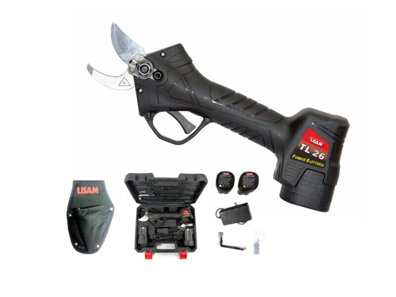 Forbice da potatura a batteria Lisam TL 27 con Motore Elettrico e Taglio da 27mm