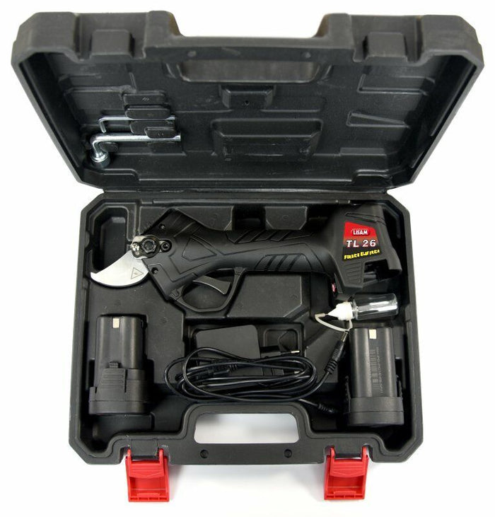 Forbice da potatura a batteria Lisam TL 27 con Motore Elettrico e Taglio da 27mm