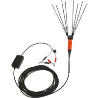 Abbacchiatore a batteria V34 Jolly Italia con asta telescopica e cavo, alimentazione da 12V