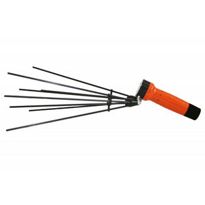 Abbacchiatore a batteria V34 Jolly Italia con asta telescopica e cavo, alimentazione da 12V