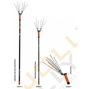 Abbacchiatore a batteria V34 Jolly Italia con asta telescopica e cavo, alimentazione da 12V