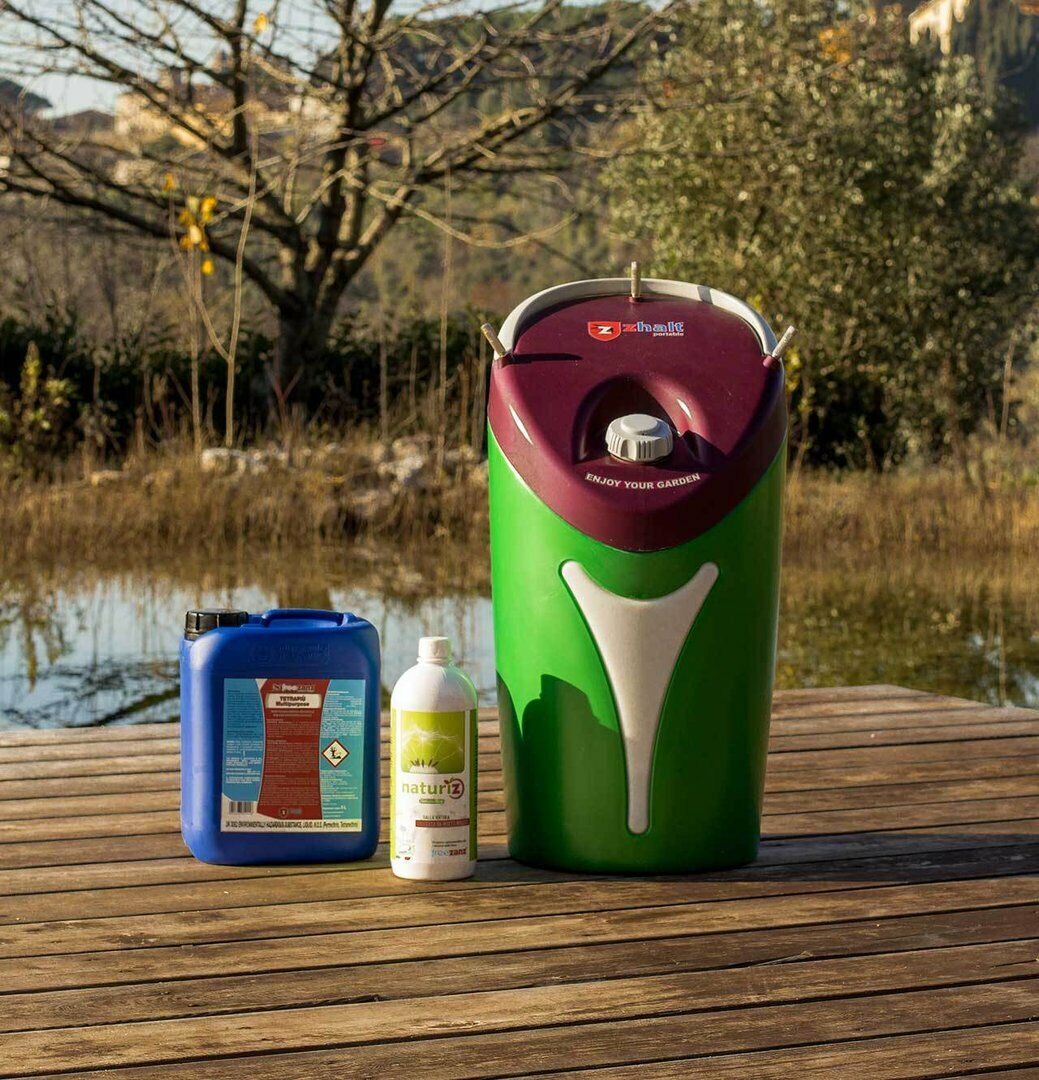 Dispositivo antizanzara a batteria Zhalt Portable FreeZanz da esterno fino a 150mq